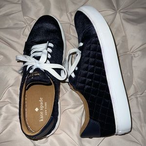Kate Spade Velvet Sneakers